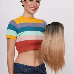 CRIBE Medium Length Full Head Hair Wig-image-80