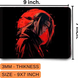 Aniithing Anime Combo gaming Mouse Pad Non-Slip Rubber Base for Computer leptop pack of 2 Non Slip Base Mousepad image 2