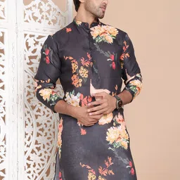 Jompers Men Floral Printed Floral Kurta-47