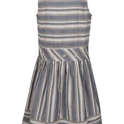 ShopperTree Girls Striped Pure Cotton A-Line Dress-image-22