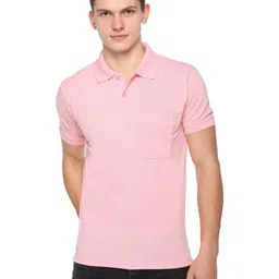 Colors and Blends Men Solid Polo Collar Cotton T-shirt-image-106