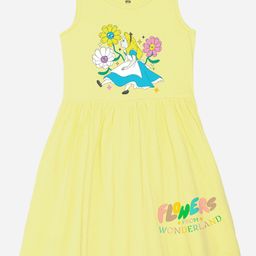 Wear Your Mind Girls Graphic Printed Gathered Or Pleated Fit & Flare Dress-picture-35