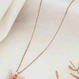 QUERALT Butterfly Pendant With Chain-picture-8