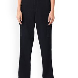 Kraus Jeans Women Loose Fit High-Rise Cotton Cargos Trouser-picture-19