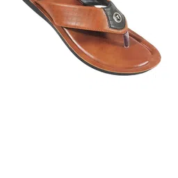 Trump Tan PU Flip Flops-image-79