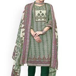 DRAVINAM Trends Geometric Printed Pashmina Unstitched Dress Material-image-78