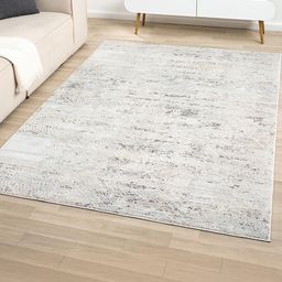 Kaleen India Blue Polyester Abstract Anti-Skid Carpets-image-27