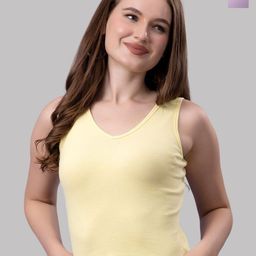 Friskers Women Pack Of 2 Solid V-Neck Cotton Tops-image-44