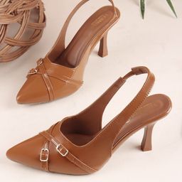 Yesmiss Stiletto Pumps with Buckles-16
