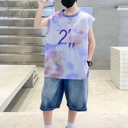 StyleCast x Revolte Boys Dyed T-shirt with Shorts-image-73