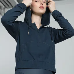Puma Women Quarter-Zip Training Hoodie-17
