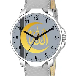 Gopal Shopcart Unisex Analogue Watch 3KANSLV Islamic GREYNUM01 GREY L-image-3