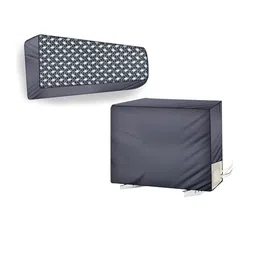 The Furnishing Tree Split AC Cover Set of Indoor and Outdoor Unit Used for 1 Ton Bluestar PLU Inter-image-90