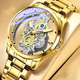 LOUISIFS Men Dial & Stainless Steel Straps Analogue Watch HGJFICCGHIDG-42