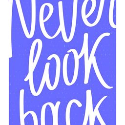 Inephos Blue and White Printed Paper Creative Artwork Wall Poster-30