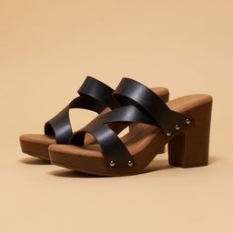 ERIDANI Women Block Sandals-16