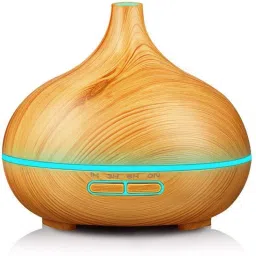 Rose Essential Oil Diffuser Ultrasonic, 7 LED Light Colors with Remote Control Diffuser Set-76
