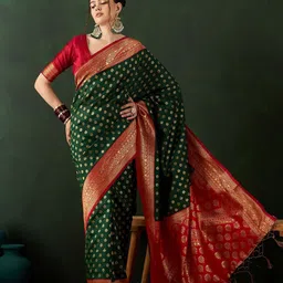 Sangria Woven Design Saree With Blouse Piece-picture-53