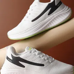 HITWAY White Non-Marking Mesh Walking Sports Shoes-image-84