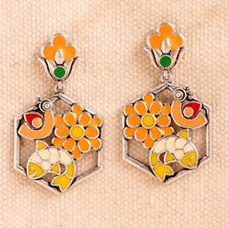 Voylla Contemporary Drop Earrings-49