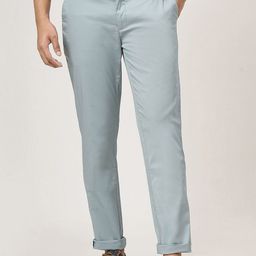 JADE BLUE Men Cotton Slim Fit Casual Trousers-picture-27