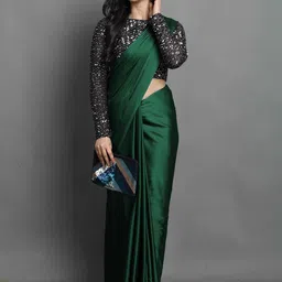 DIVASTRI Satin Saree-image-57
