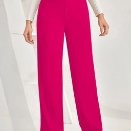 BAESD Women Relaxed Straight Leg High-Rise Trousers-picture-39