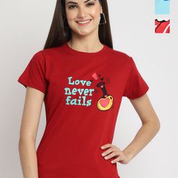 Dreambe Women Typography 3 Wonder Woman Printed Applique T-shirt-picture-46