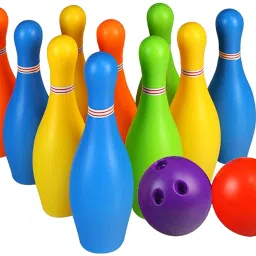 tirth Bowling Game Set for Kid 10 Pin 2 Ball Toy image 4