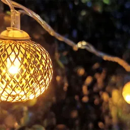 infiprises 16 LEDs 4 m Gold Steady Net/Mesh Rice Lights image 3