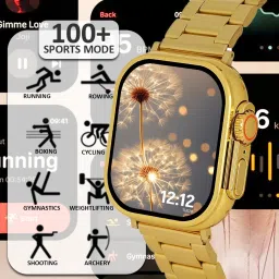Melbon H20 Ultra Bluetooth calling, Phone Book,Music Control,Voice assis. with 1 - TWS Smartwatch image 2