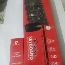 Quantron QKB -20, WIRLESS MOUSE AND KEYBOARD COMBO 2.4 GHZ. Wireless Standard Multi-device Keyboard Compatible with Desktop, Laptop, Mac Easy to Use,Plug and Play,Quick, Comfy Durable body image 4