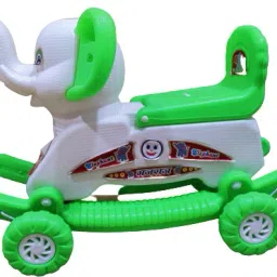 BABY PLASTIC musical elephant WITH ROCKING FUNCTION AND RUNNING RIDEO ON WITH AMAZING COLOR FOR YOUR KIDS First Class Rocking Plastic musical elephant With 4 Wheels For Cycle The musical elephant 2 In 1 Function Rocking And Cycling For Your Kids-28