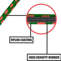 shilpokuthi Elastic Cloth Hanging Drying Rope with Hook for Clothes Multicolor image 3