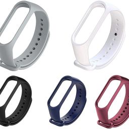PORTLIX BEST BUY Replacement Fitness Tracker Wrist Belt Band MI 3 & 4 Smart Band Strap Combo of 5 Pcs Bands Smart Band Strap-image-33
