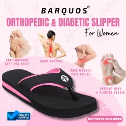 Doctor Slippers for Women Ortho Diabetic Pregnancy Non Slip Flat Women Flip Flops-image-29