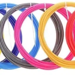 3D Pen Wire 10 Colors x 5 mtr 3D Pen Filament Refills 1.75 mm PLA Pack (10) Extruder-24