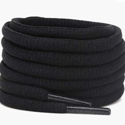 HOME13 Round Oval Shoes Laces For Sports/Running/Athelic shoes Laces (120 Cm, Black) Shoe Lace-image-17
