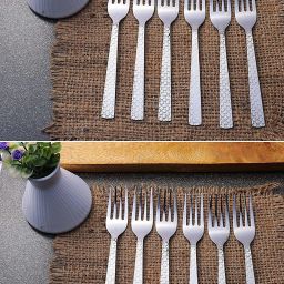 Stainless Steel Dinner Fork for Home/Kitchen, Set of 12 Pcs. (16 cm) Stainless Steel Fruit Fork, Dinner Fork Set-3