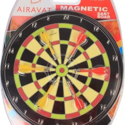 Magnetic Dart Board Game Multicolor - 34.5 CM Convertible Tip Dart-17