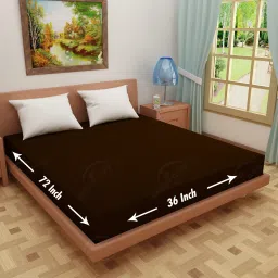 Fitted Single Size Breathable, Stretchable, Waterproof Mattress Cover-image-41