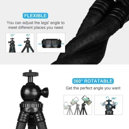 Adofys Flexible Gorillapod With 360� Rotating Ball Head Tripod image 4