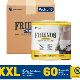 Classic Pants with odour lock and Anti-Bacterial Absorbent Core Adult Diapers - XXL-image-33