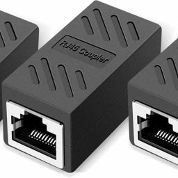 Sadow Pack of 3 Shielded RJ45 Ethernet Cable LAN Jointer Adapter Plug for Cat7 Cat6 Lan Adapter-5