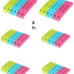 Kamview Multipurpose Food Snack Plastic Bag Clip Sealer/Packet Sealer Clamps/Manual Vacuum Bag Sealer/Food Pouch Clip/Bag Zipper for Home Kitchen Different Size Plastic Sealing-14