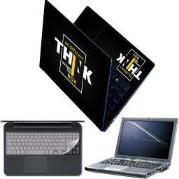 FineArts Full Body Laptop Skin with Screen Guard and Key Guard - Think Out the Box Combo Set-picture-6