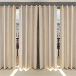 214 cm (7 ft) Polyester Semi Transparent Door Curtain (Pack Of 4)-picture-5