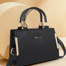 Women Black Hand-held Bag-image-10