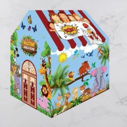Jungle House Kids Play Theme Tent House Toy Home-image-41