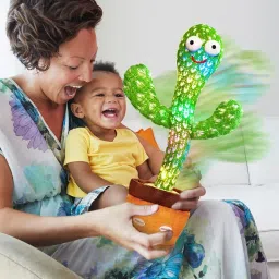 lovhide Talking Dancing Cactus | Singing Musical Toy |Baby Mimicking Repeat What You Say image 5